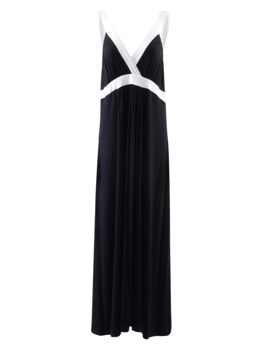 Karen Kane Optic Bloom Banded Maxi Dress 1X